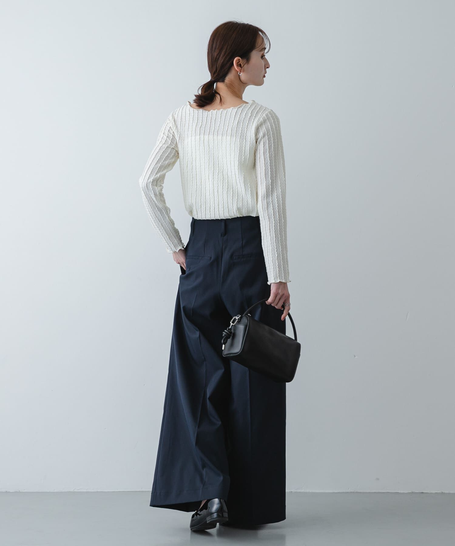 SENSE OF PLACE by URBAN RESEARCH「ジャガードクロップドトップ」|Tシャツ・カットソー|