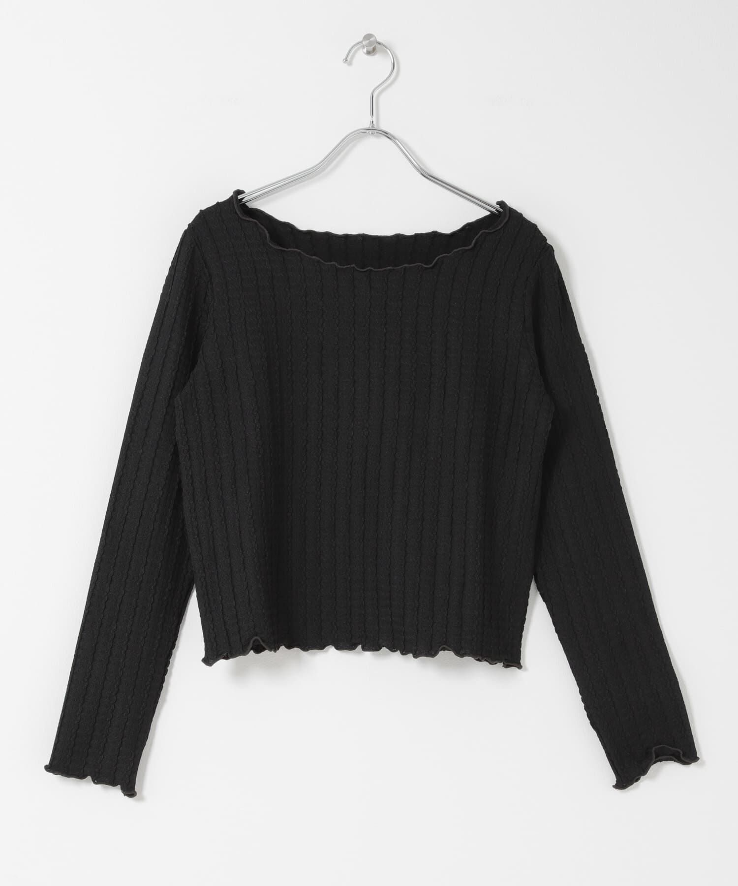 SENSE OF PLACE by URBAN RESEARCH「ジャガードクロップドトップ」|Tシャツ・カットソー|