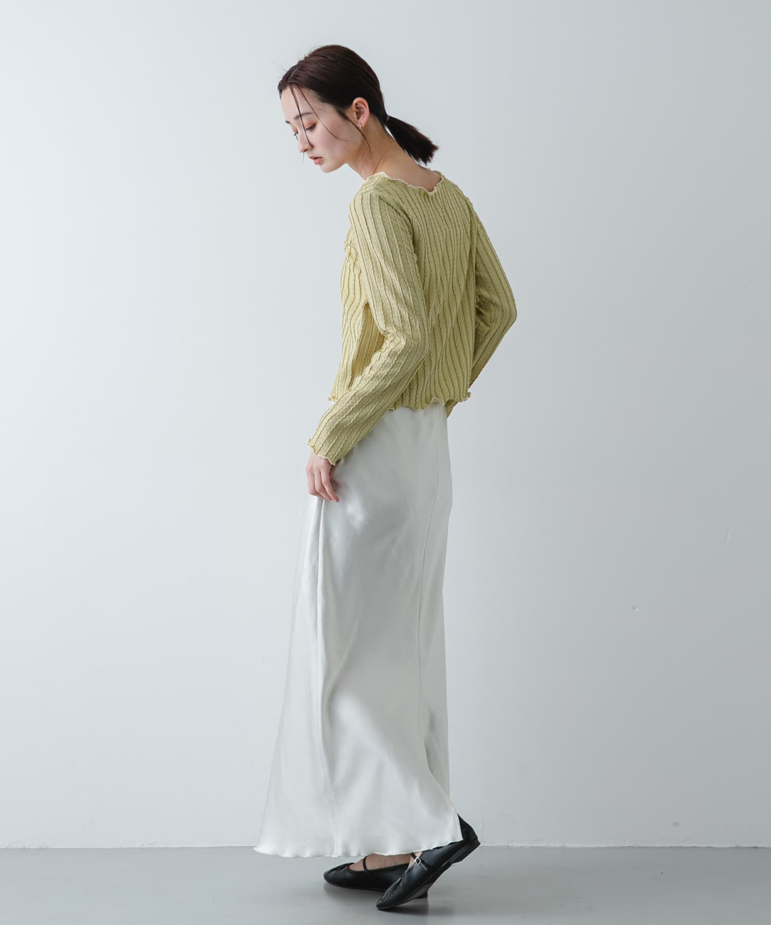 SENSE OF PLACE by URBAN RESEARCH「ジャガードクロップドトップ」|Tシャツ・カットソー|