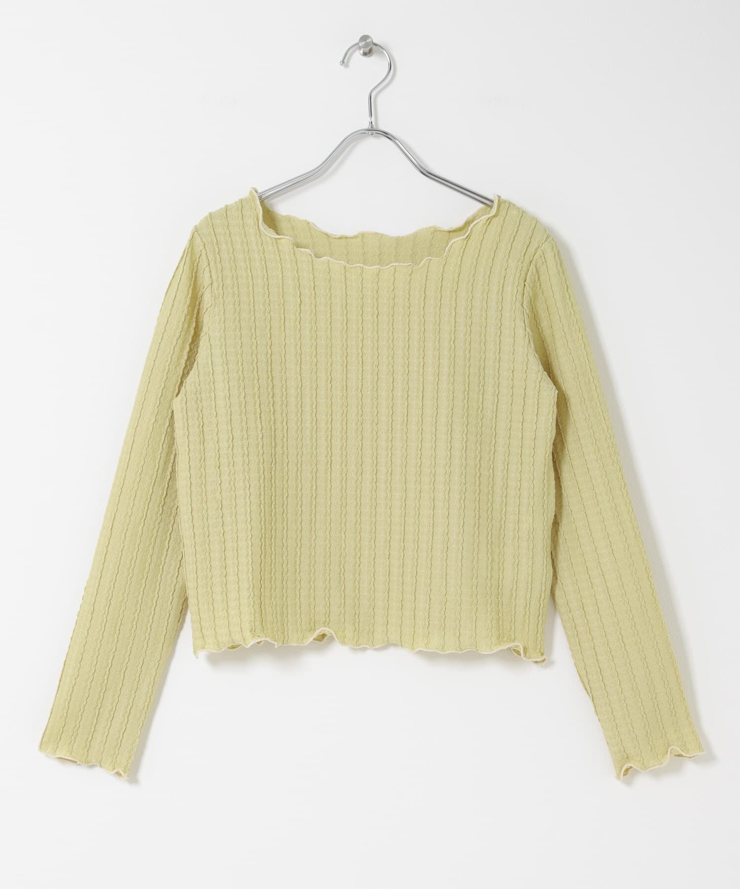 SENSE OF PLACE by URBAN RESEARCH「ジャガードクロップドトップ」|Tシャツ・カットソー|