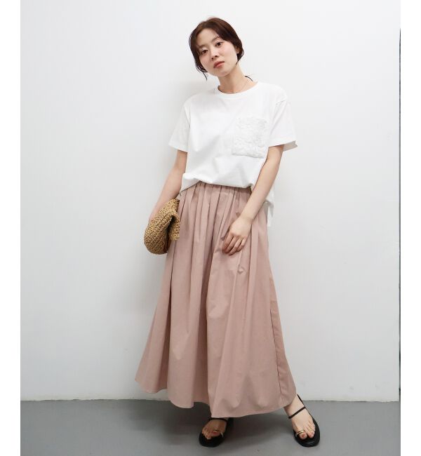  「【撥水・UV・接触冷感】ギャザースカート」|スカート|