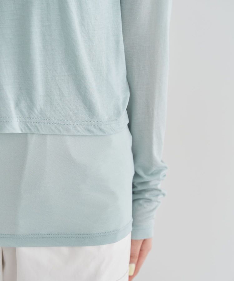 Green Parks「・Petit Fleur レイヤードシアープルオーバー」|Tシャツ・カットソー|