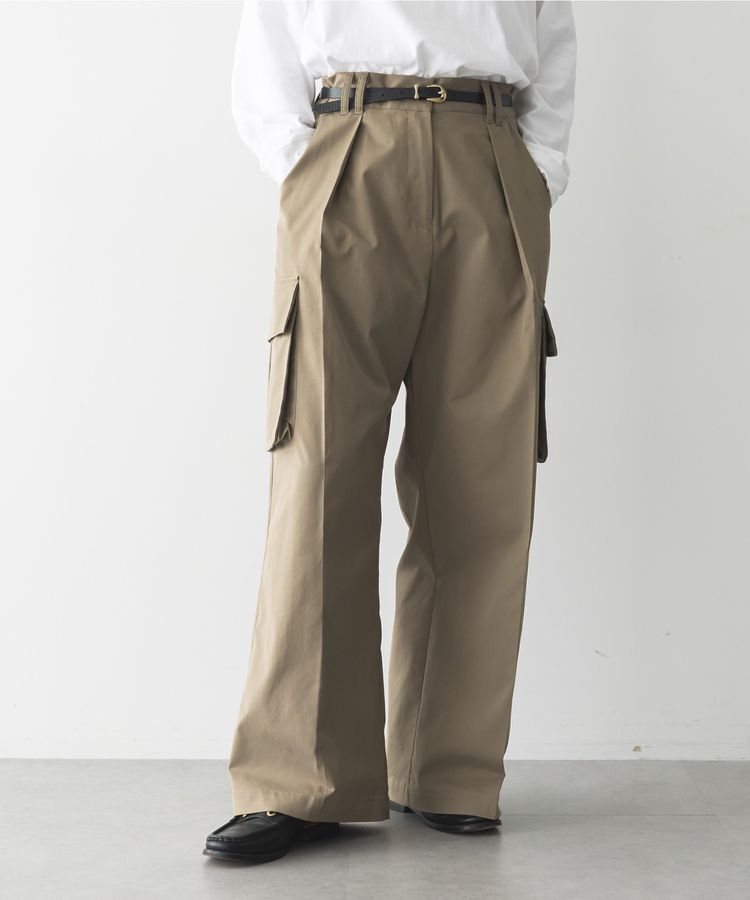 GARAGE OF GOOD CLOTHING「カーゴタックワイドパンツ」|その他|Khaki
