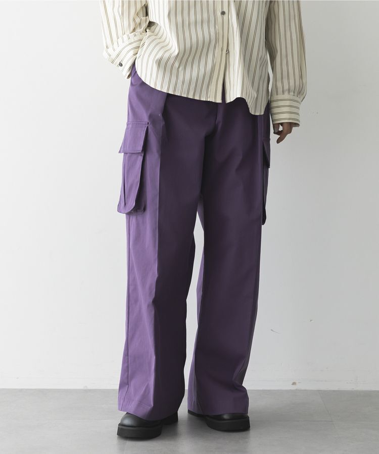 GARAGE OF GOOD CLOTHING「カーゴタックワイドパンツ」|その他|Purple