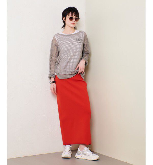 allureville「リネンコードメッシュプルオーバー」|ニット・セーター|