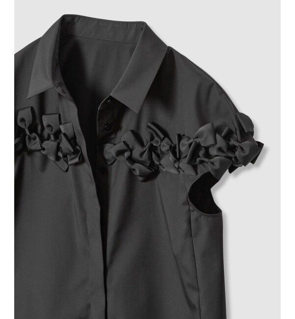 LOULOU WILLOUGHBY「【LOULOU WILLOUGHBY】メニーリボンシャツ」|シャツ・ブラウス|