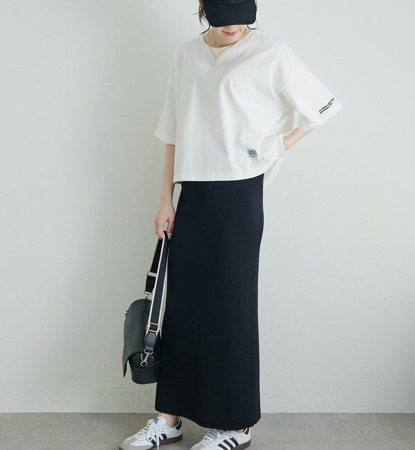  「【F&B】オーガニックコットン混ロゴTシャツ」|プルオーバー|