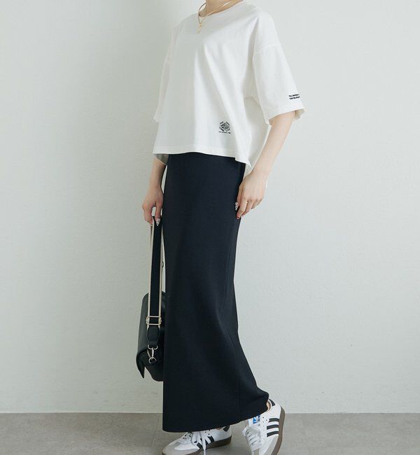  「【F&B】オーガニックコットン混ロゴTシャツ」|プルオーバー|