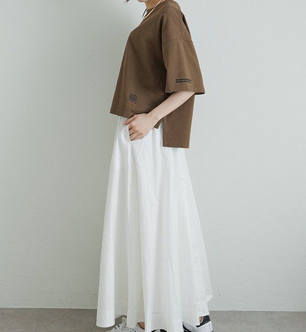  「【F&B】オーガニックコットン混ロゴTシャツ」|プルオーバー|