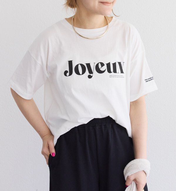  「【F&B】オーガニックコットンガーゼTシャツ」|プルオーバー|オフホワイト