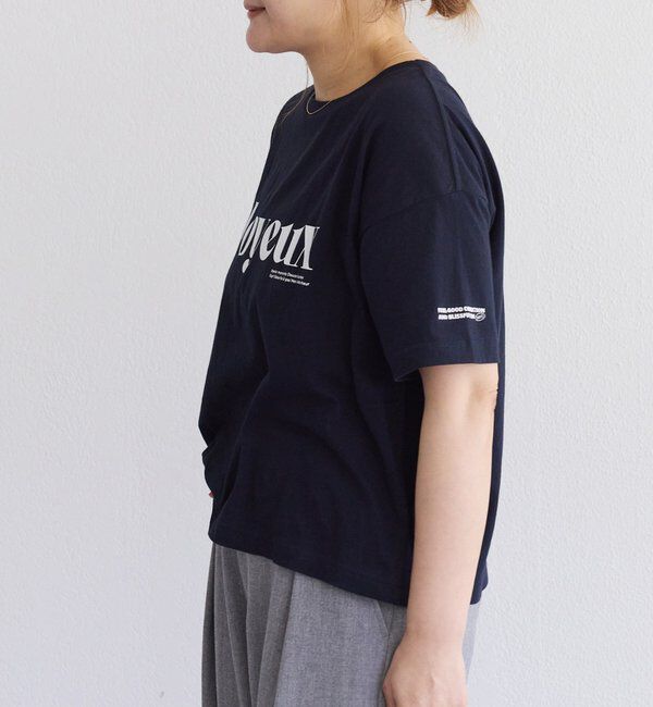  「【F&B】オーガニックコットンガーゼTシャツ」|プルオーバー|