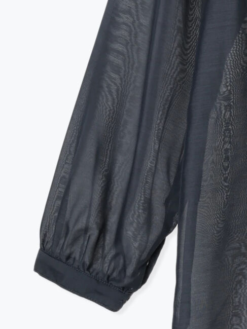 Lugnoncure「金釦レギュラーカラーシアーシャツ」|シャツ・ブラウス|