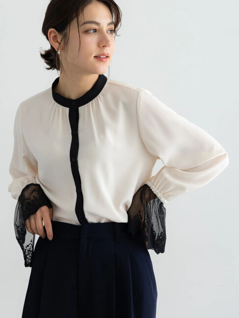 Te chichi「【セレモニーアイテム】レースカフスブラウス」|シャツ・ブラウス|