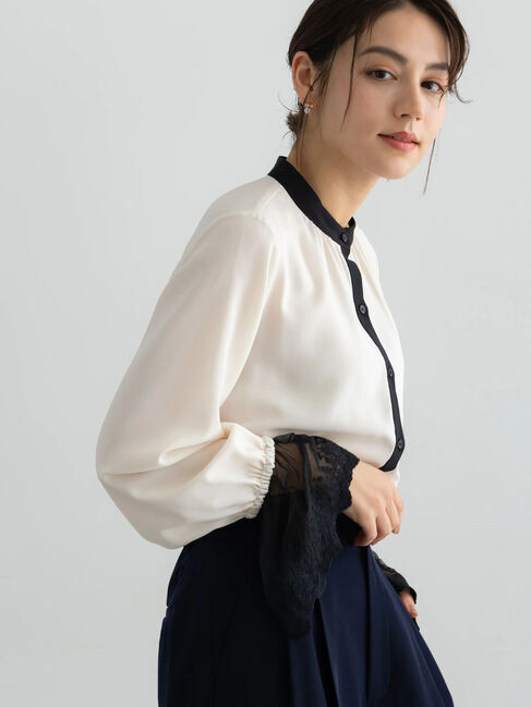 Te chichi「【セレモニーアイテム】レースカフスブラウス」|シャツ・ブラウス|