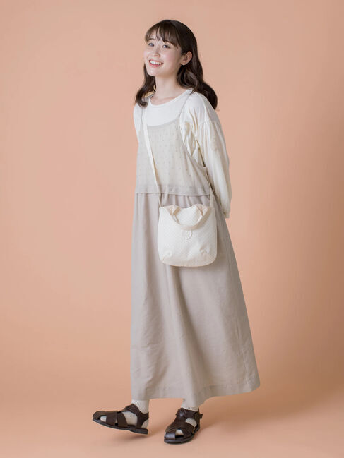 Samansa Mos2「【ゆべし&times;Samansa Mos2】インナー付キャミワンピース」|ワンピース|