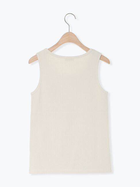 Samansa Mos2「リブテレコタンクトップ」|Tシャツ・カットソー|