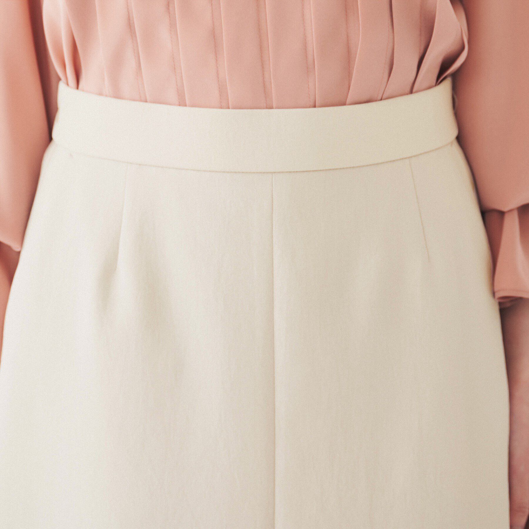 UNTITLED「【ミモレ丈/きれいめ】共ベルト付きマーメイドスカート」|スカート|