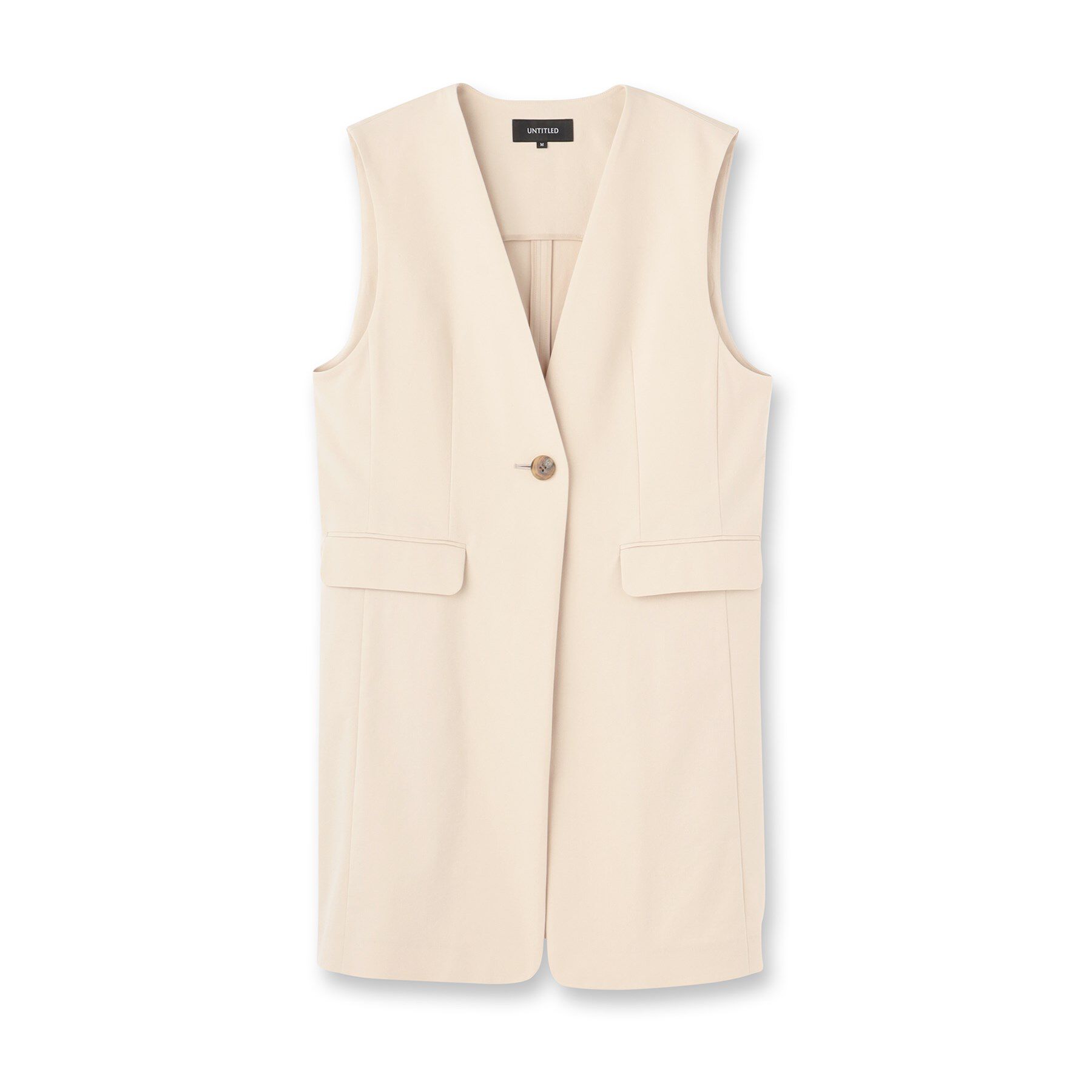 UNTITLED「【セットアップ可能／オンオフ】ラミー混カラーレスジレ」|ベスト・ジレ|