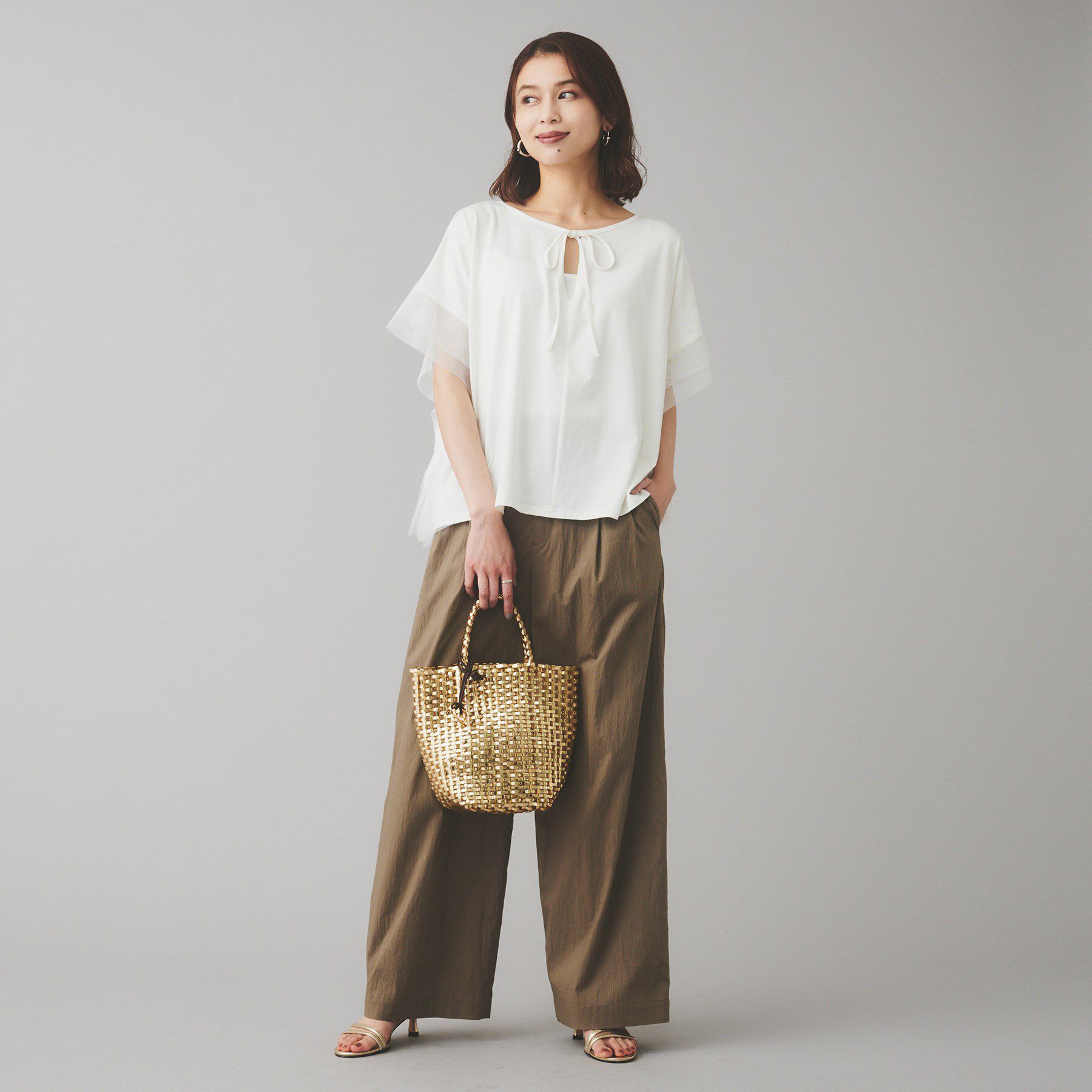 UNTITLED「【TORRAZZO DONNA】前後2wayポンチョプルオーバー」|Tシャツ・カットソー|