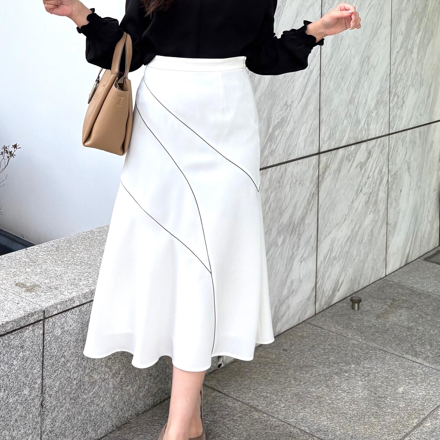 COUP DE CHANCE「【洗える／日本製】セミフレアスカート」|スカート|