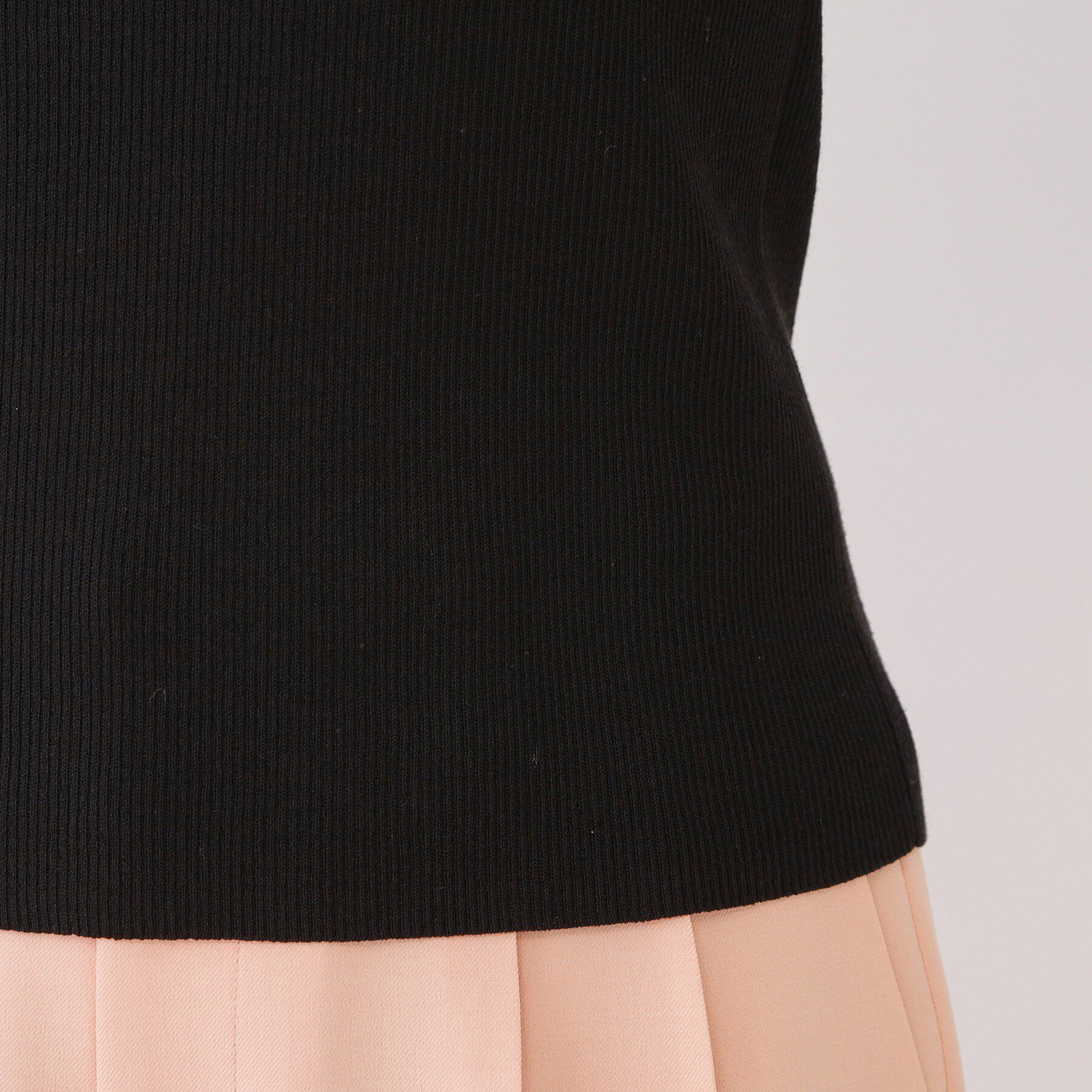 COUP DE CHANCE「【手洗い可/リブ素材 】スクエアネックノースリーブトップス」|ニット・セーター|