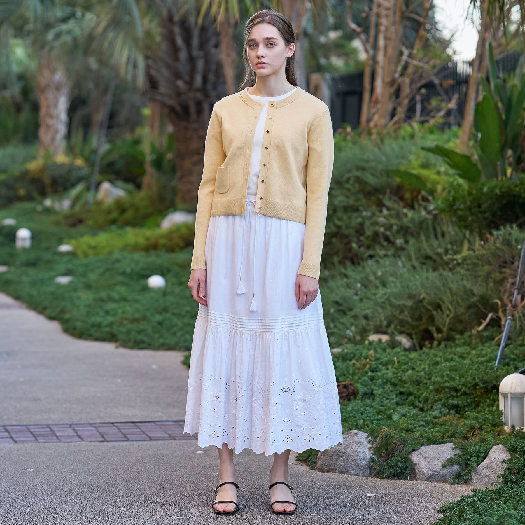 DRESSTERIOR「ウォッシャブルコットンカシミヤカーディガン」|カーディガン|