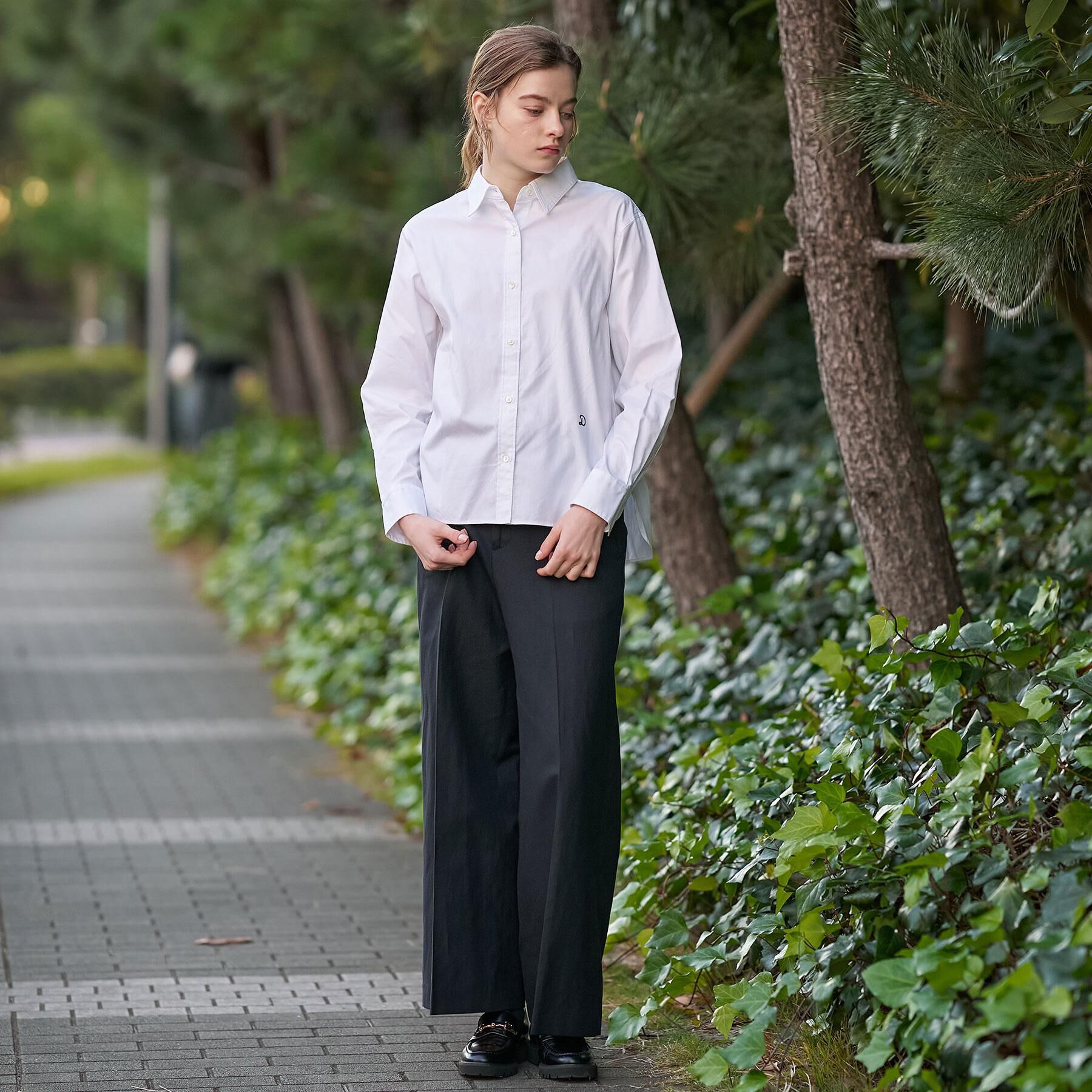 DRESSTERIOR「【春カラー/通勤/ウォッシャブル】オックスフォードシャツ」|シャツ・ブラウス|