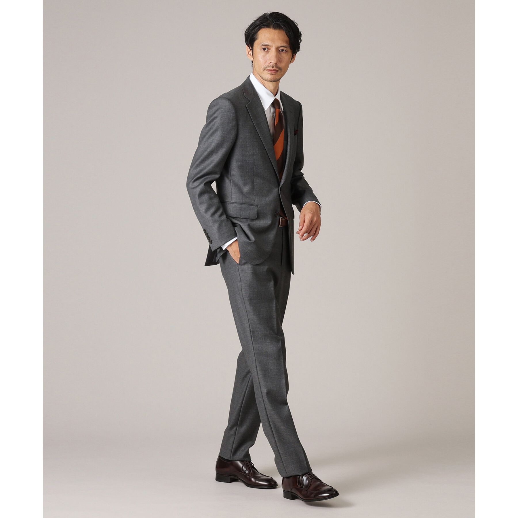 TAKEO KIKUCHI「シャイニーシャークピンヘッド スーツ/3ピース対応可」|スーツ|