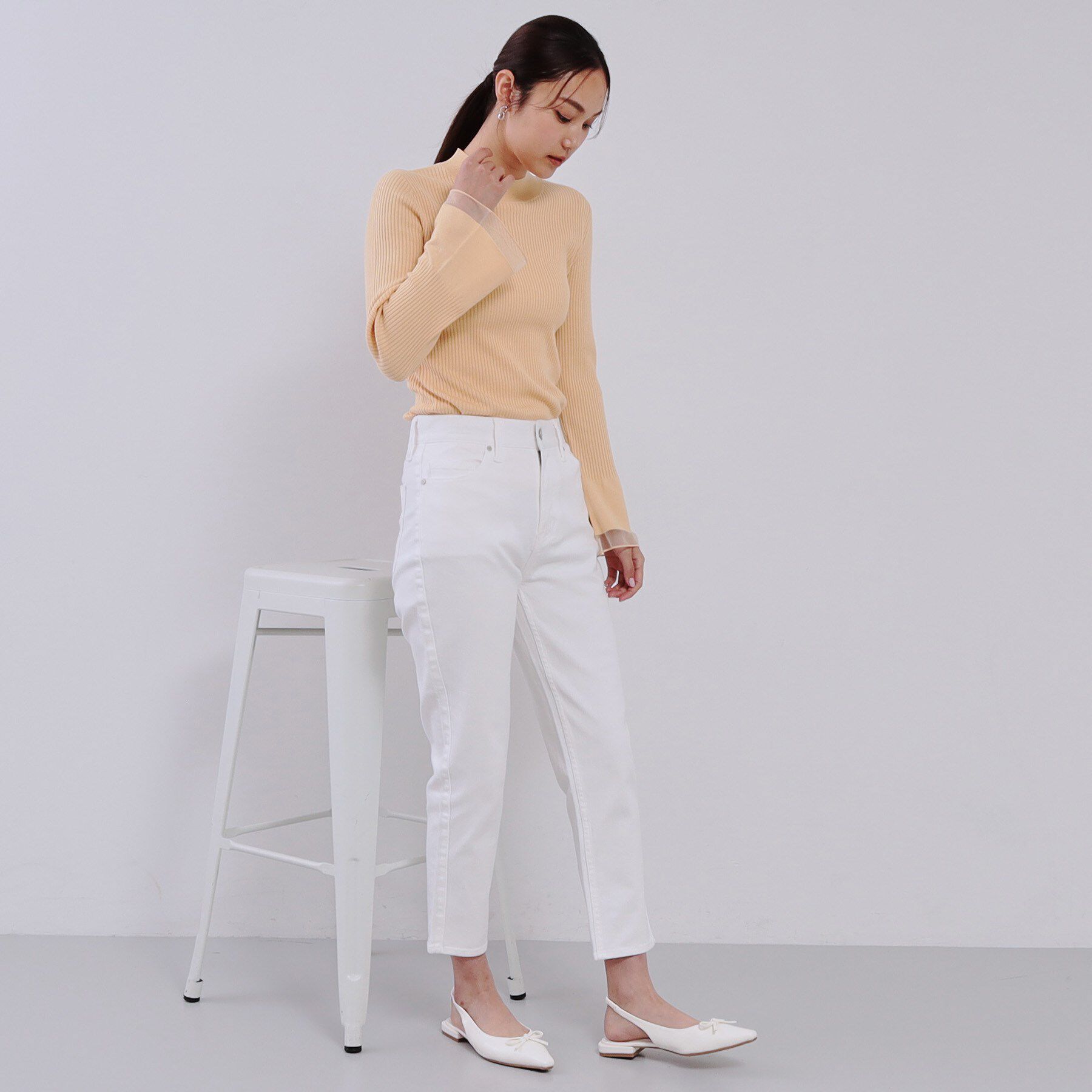 OPAQUE.CLIP「《SS-LLサイズ》ストレッチスリムストレートデニム【洗濯機洗い可】」|その他|