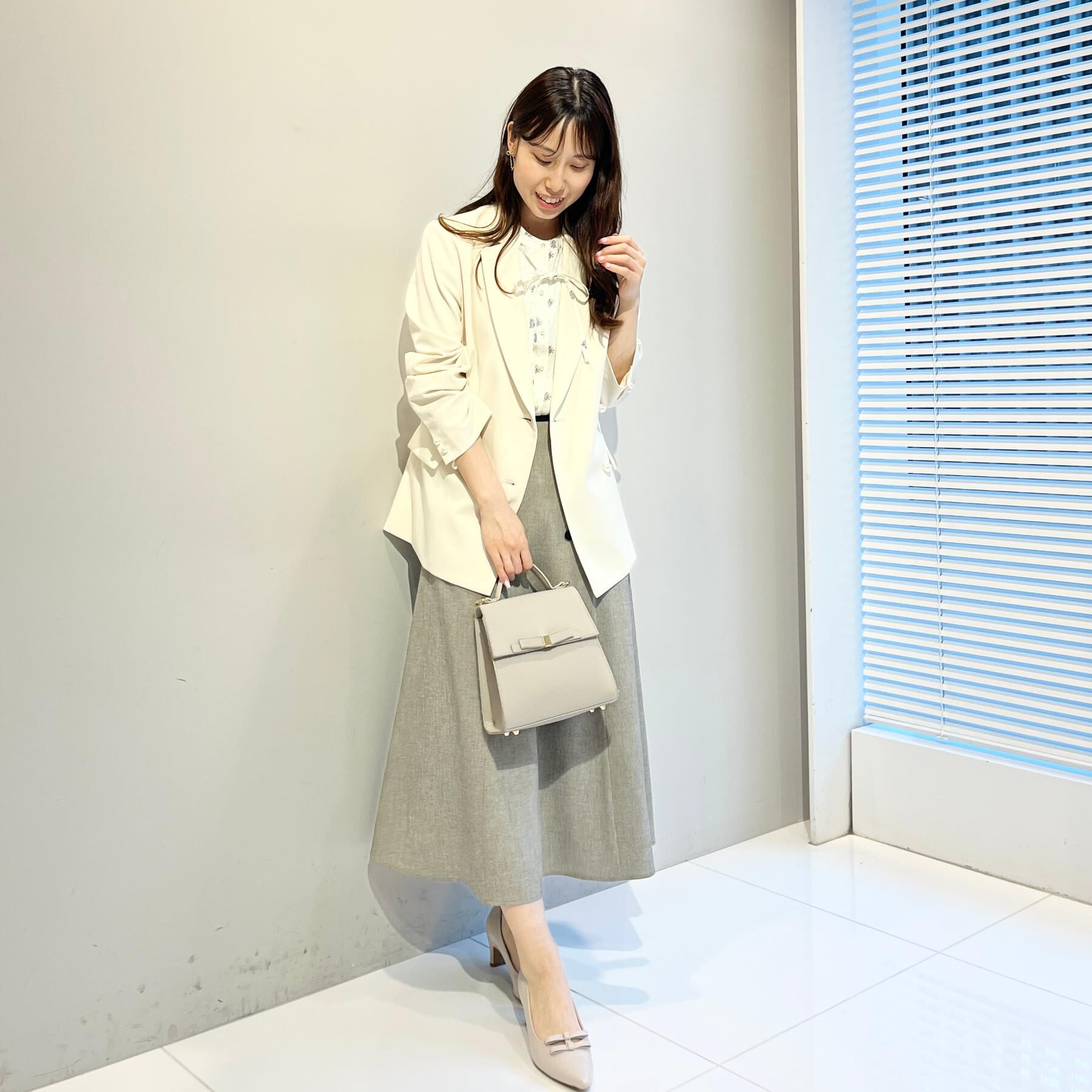 Couture broach「【洗える・通勤】パール調ボタン テーラードジャケット」|テーラードジャケット|