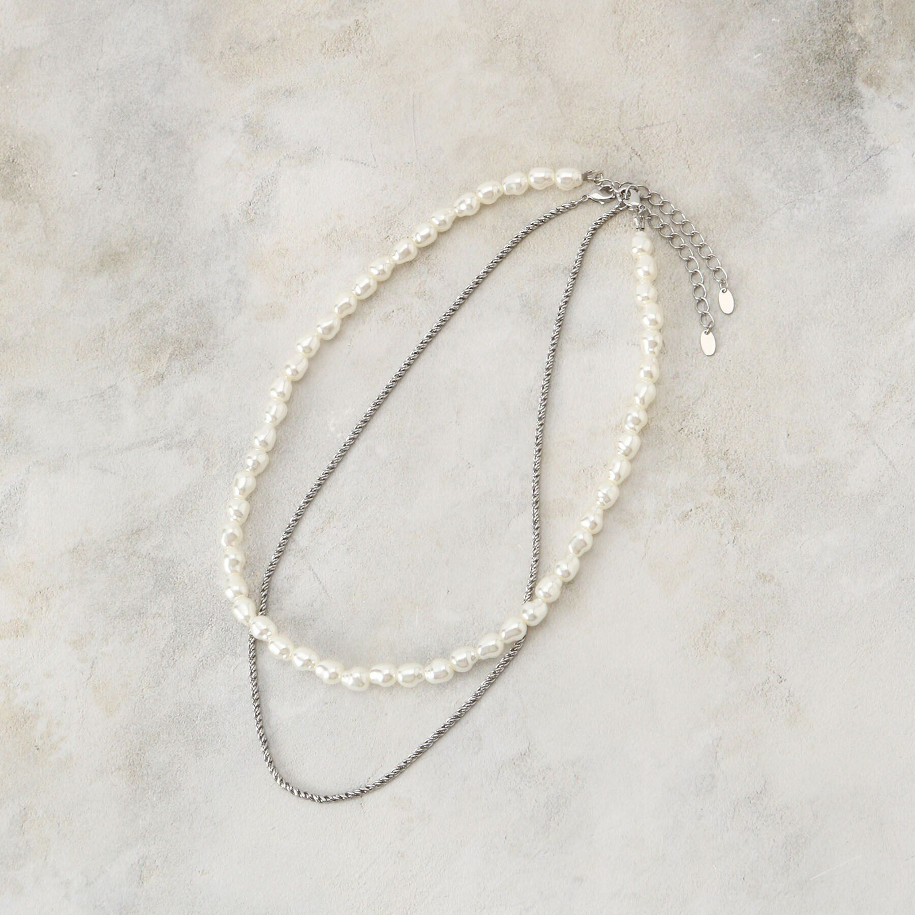 THE SHOP TK「3WAYショートネックレス」|ネックレス|