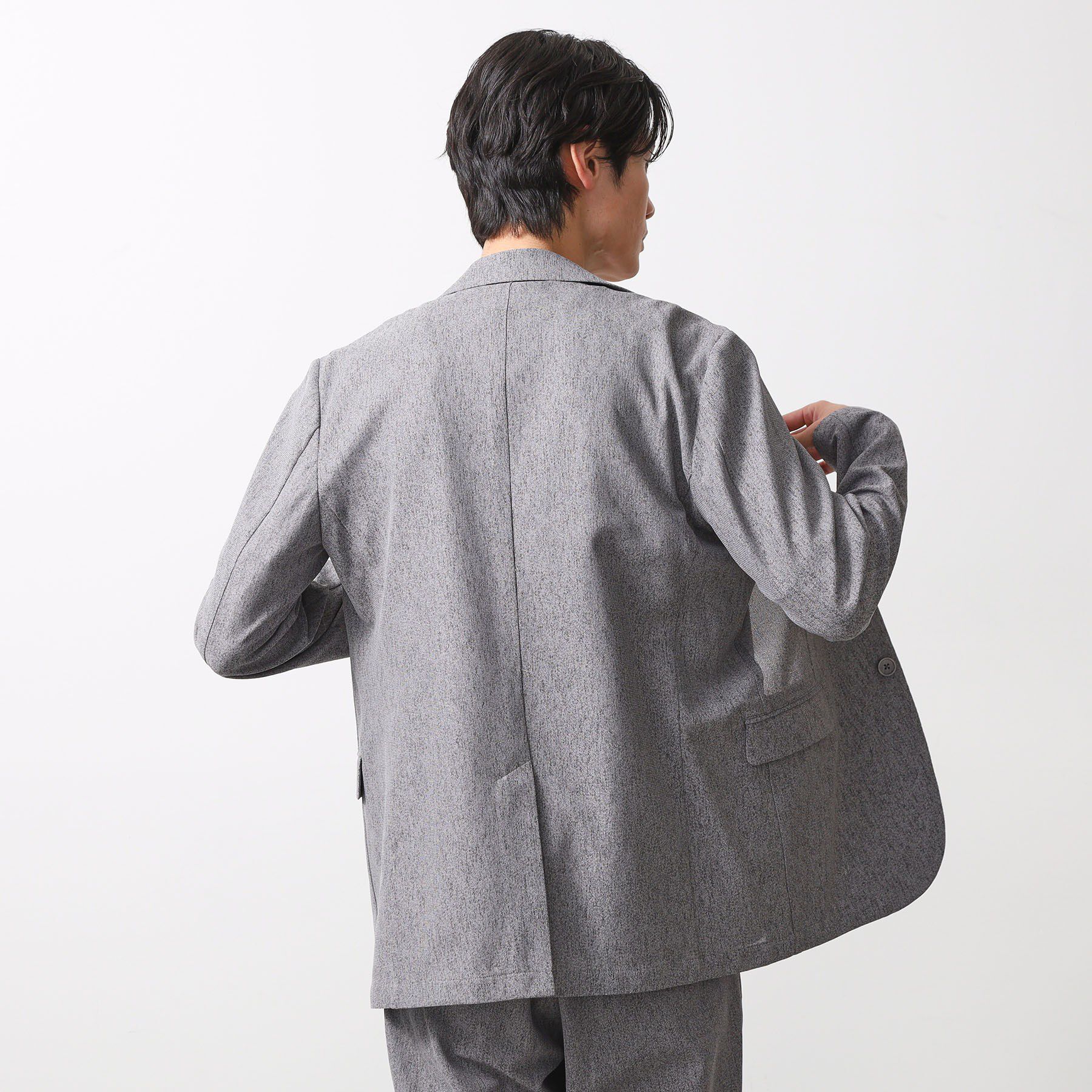 THE SHOP TK「シャリルジャージジャケット　洗濯機OK/吸水速乾/イージーケア/セットアップ可」|テーラードジャケット|