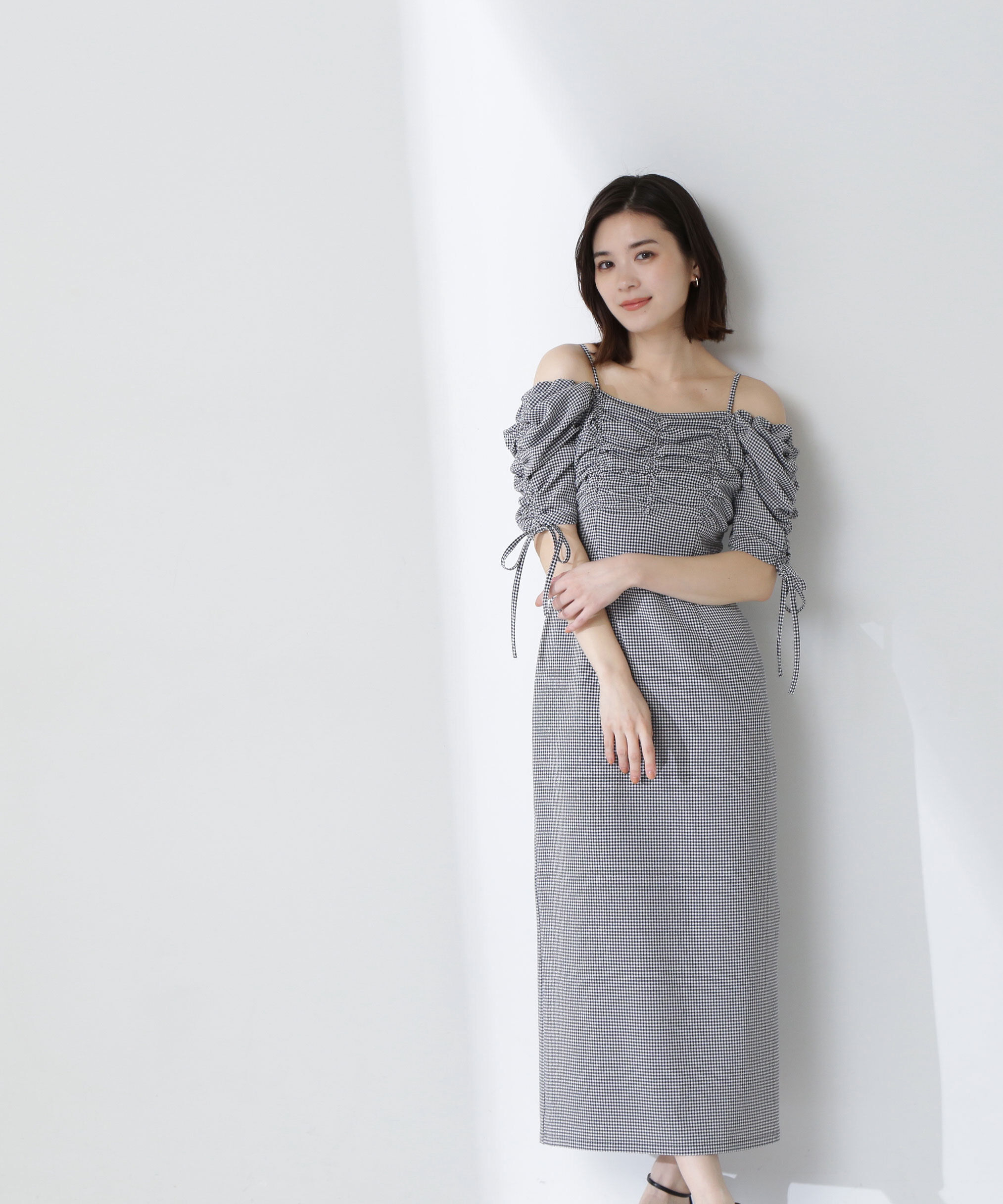  「サッカーオフショルIラインワンピース」|ワンピース|