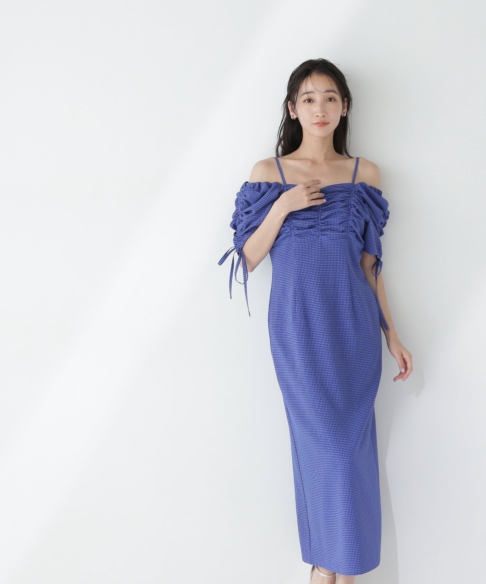  「サッカーオフショルIラインワンピース」|ワンピース|