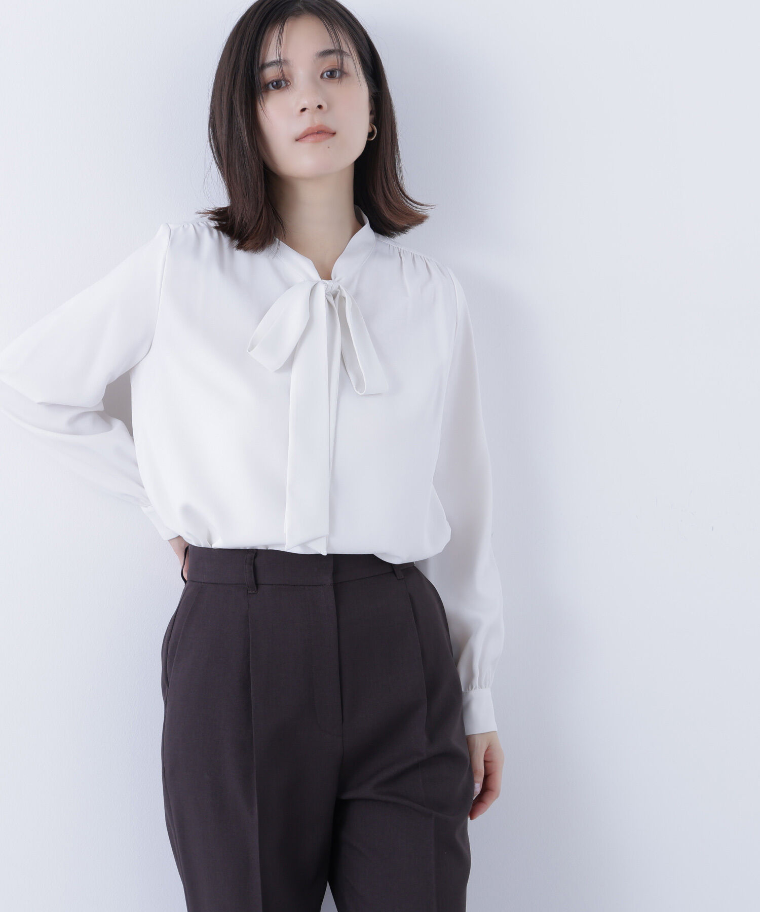  「リボンボウタイブラウス」|シャツ・ブラウス|