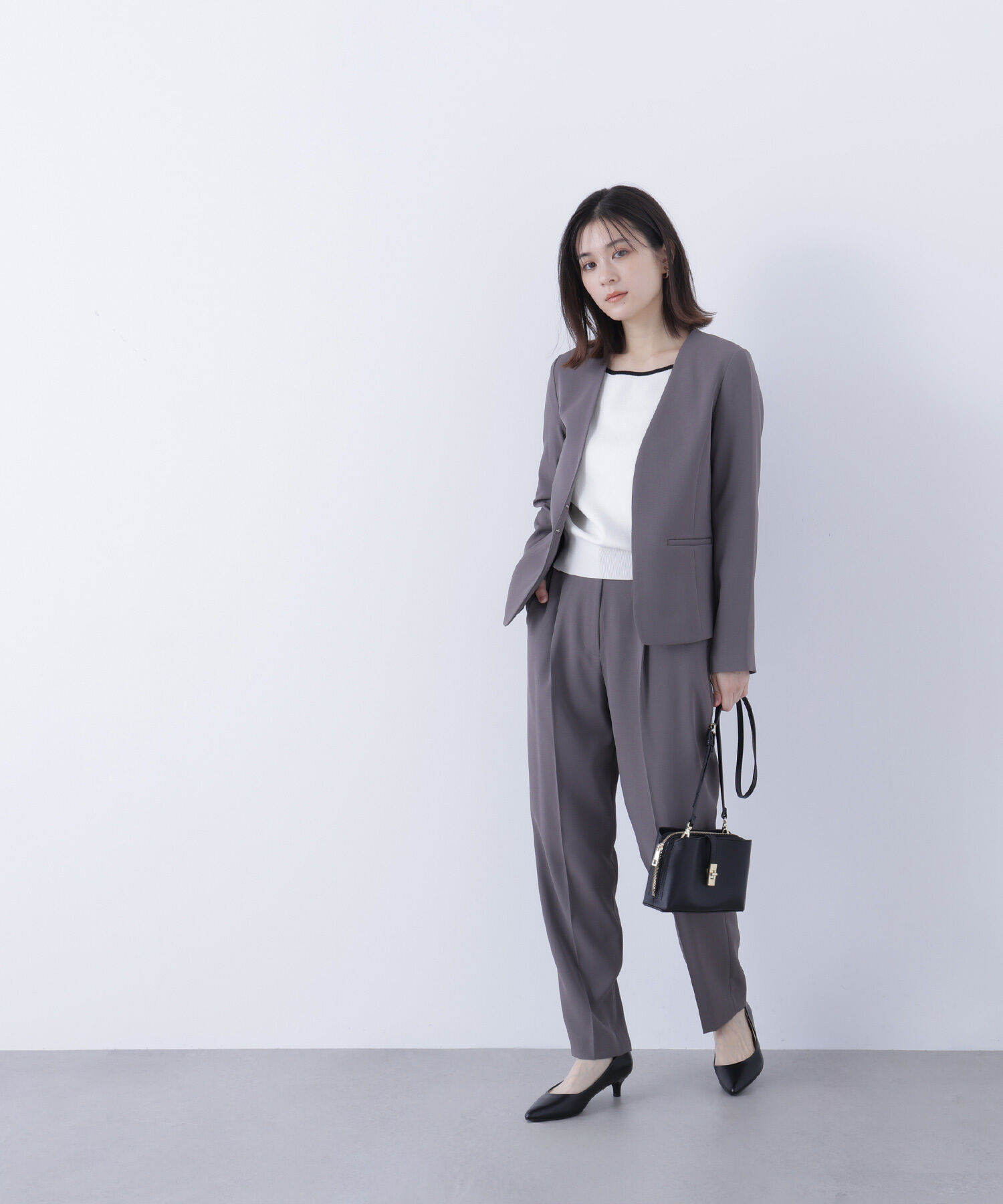  「ストレッチツイルセットアップシリーズ テーパードパンツ」|その他|