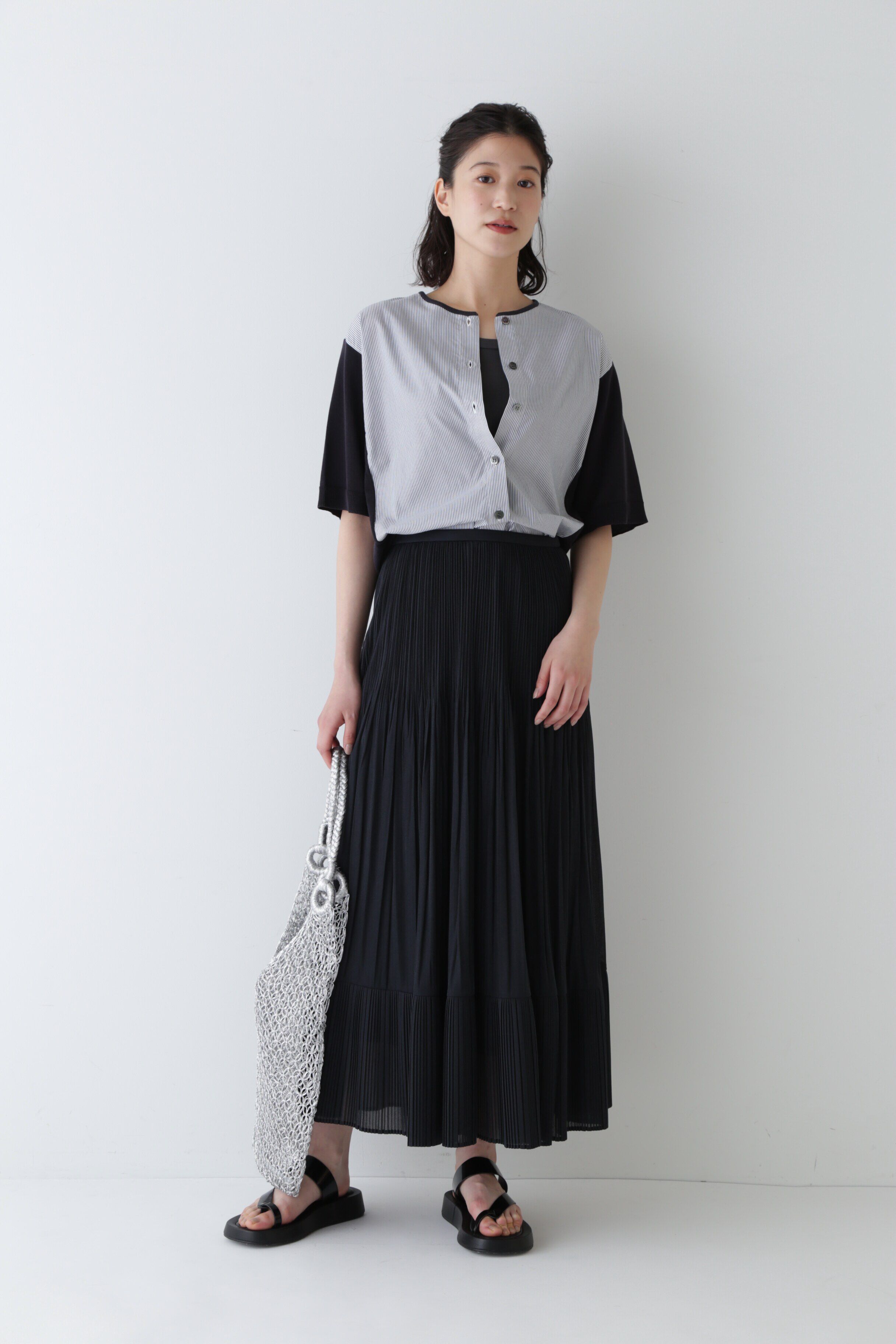  「◆オーガンジープリーツスカート」|スカート|