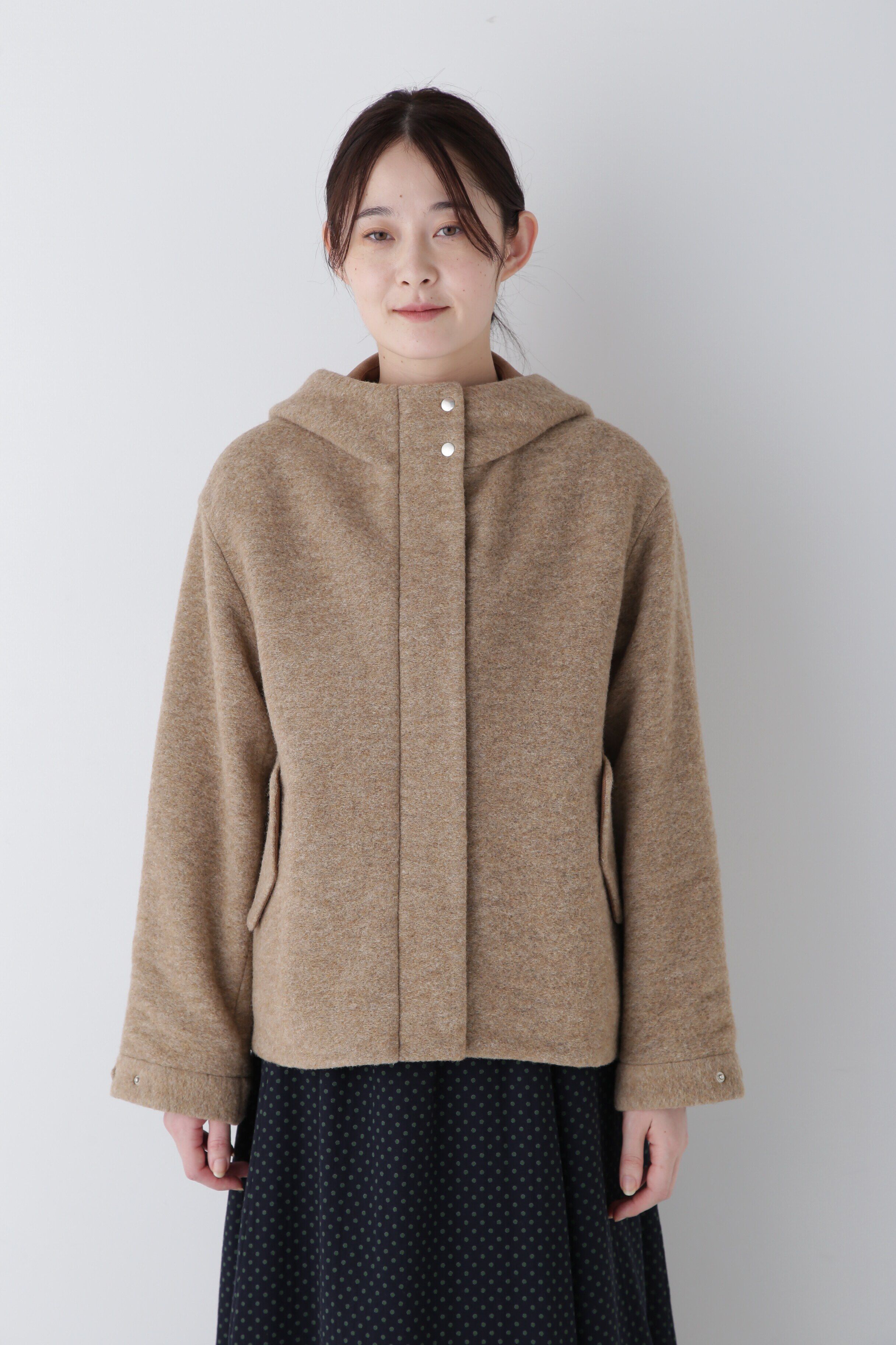  「◆スライバーフードブルゾン」|ブルゾン・スタジャン|