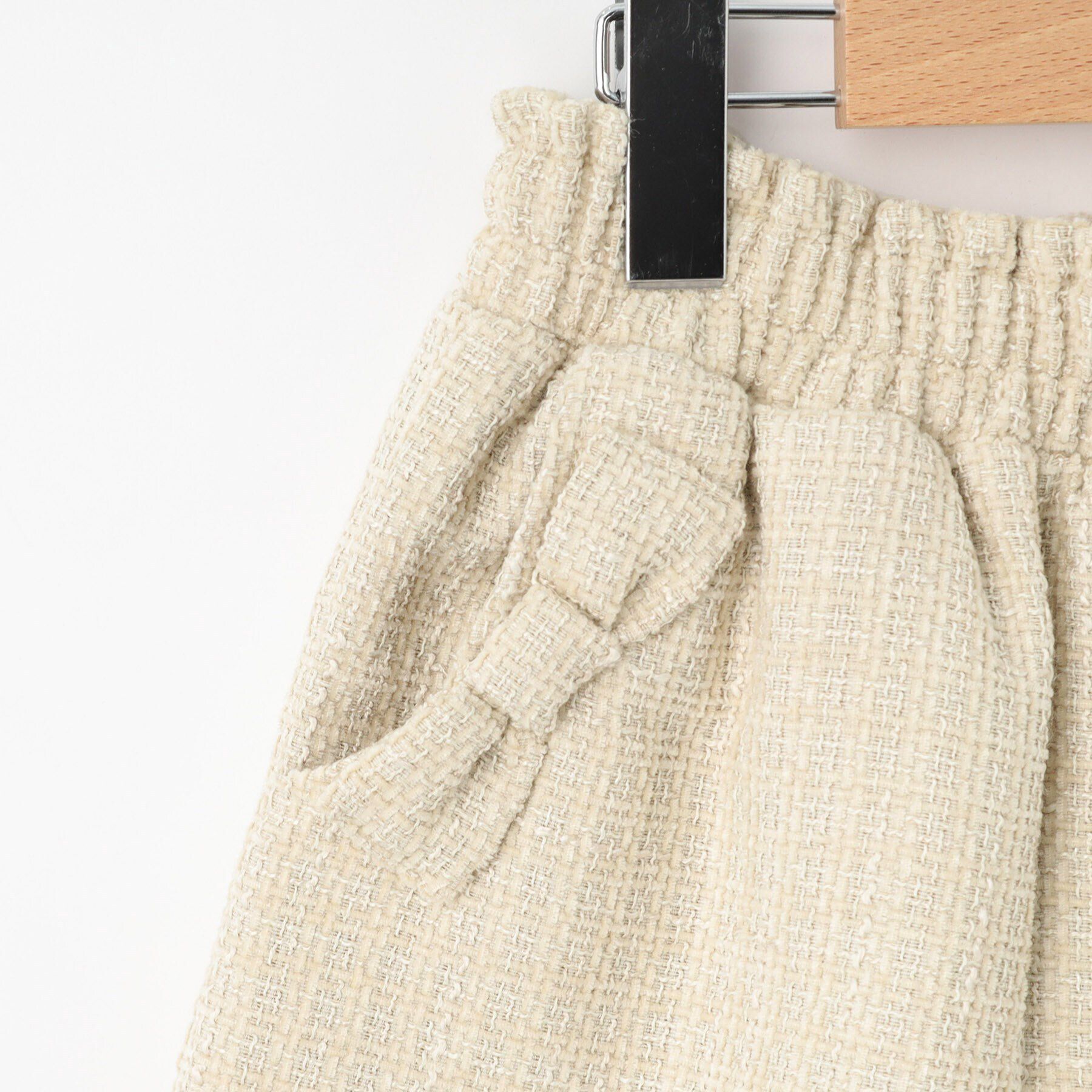 SHOO･LA･RUE「【100-140cm/プチセレ】ツイードショートパンツ」|キュロット|