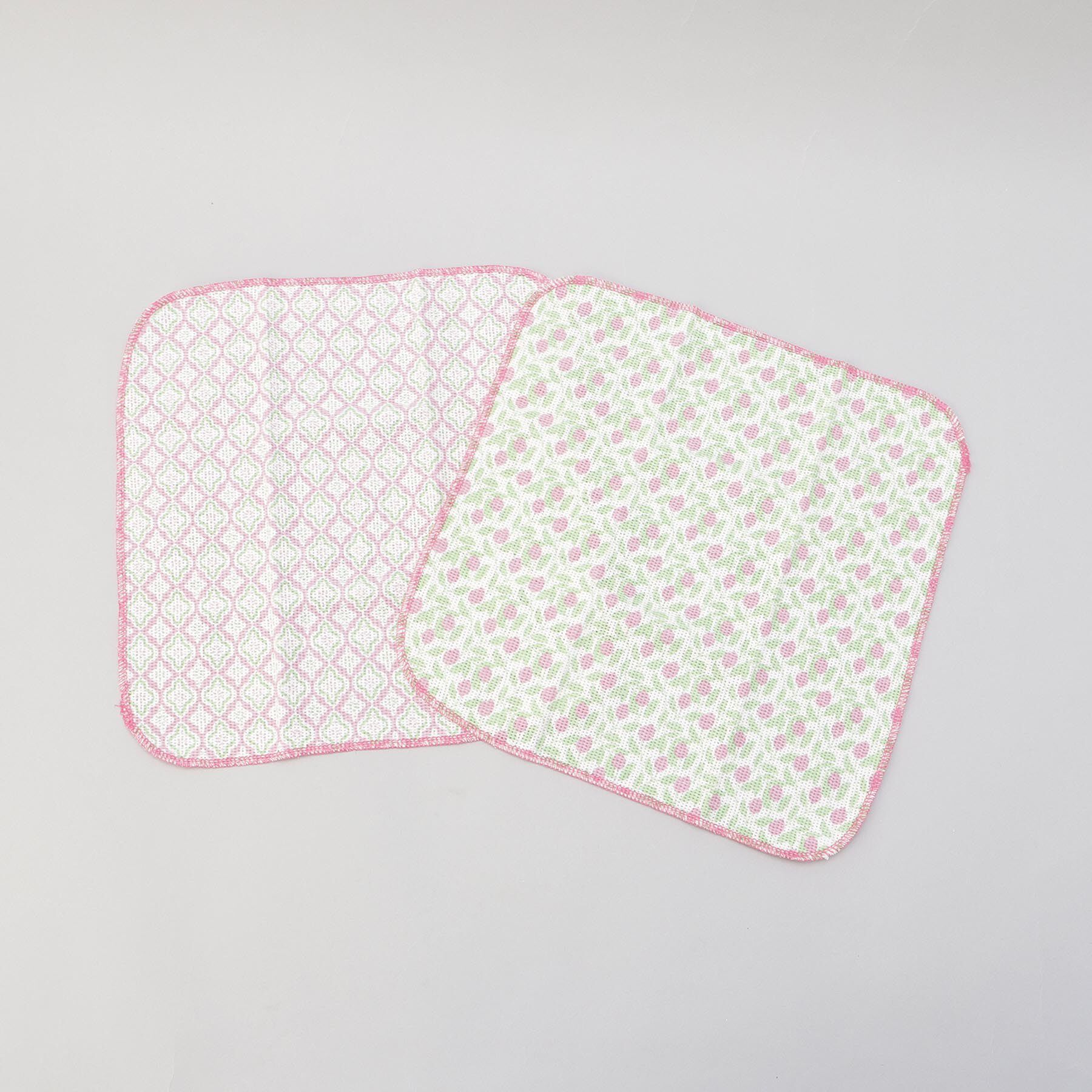 212 KITCHEN STORE「ディッシュクロス2PCSセット リーフプロバンス PK」|食器・キッチングッズ|その他