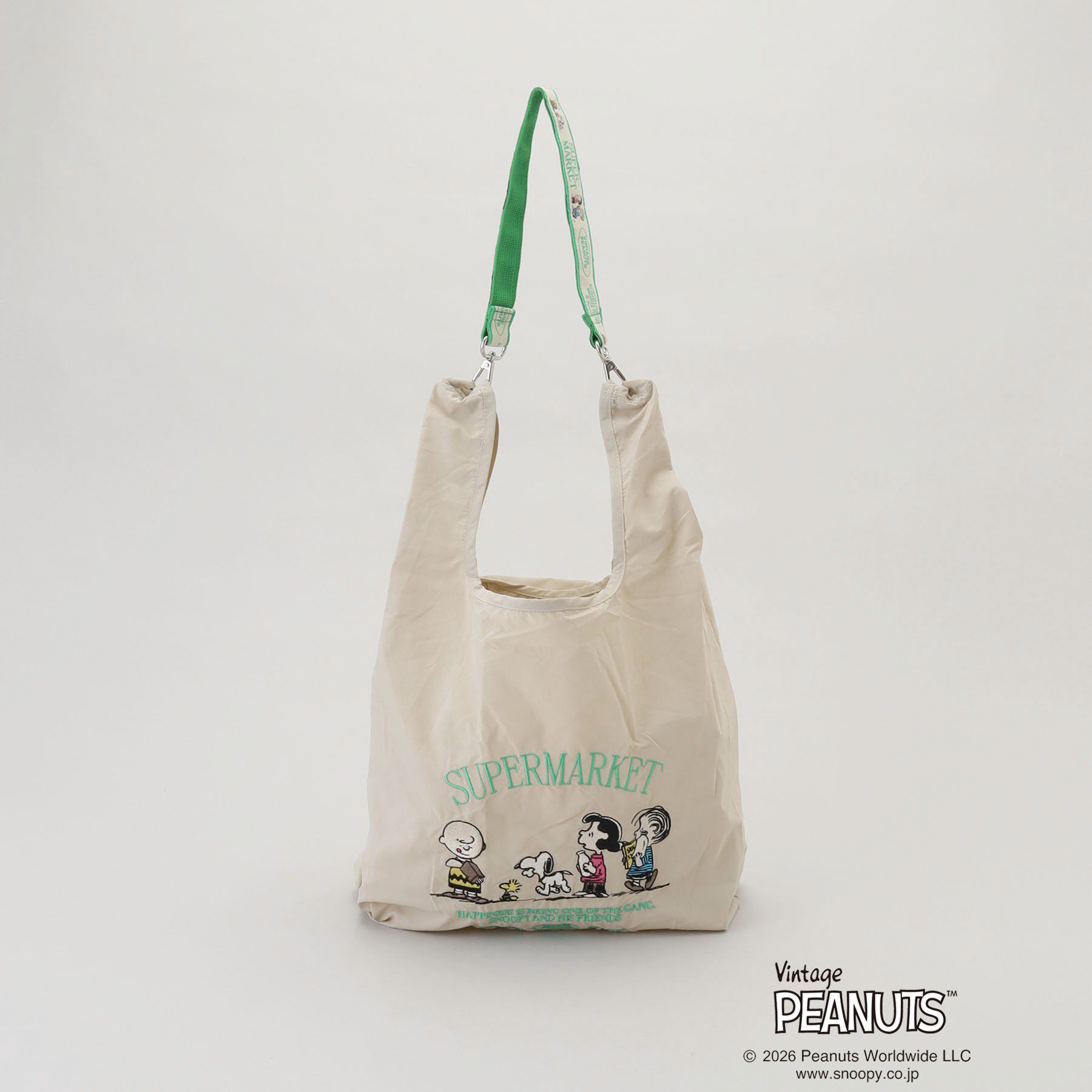 212 KITCHEN STORE「PEANUTS ストラップ付きショッパーバッグ BEIGE」|その他|