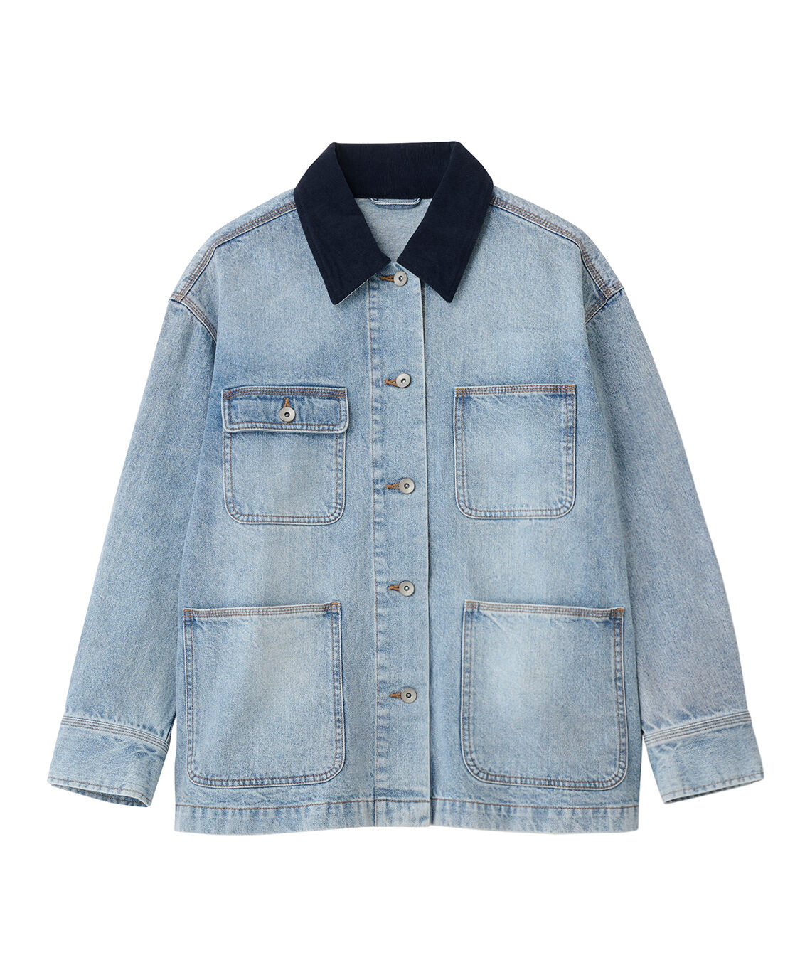 COCO DEAL「デニムカバーオール」|デニムジャケット|
