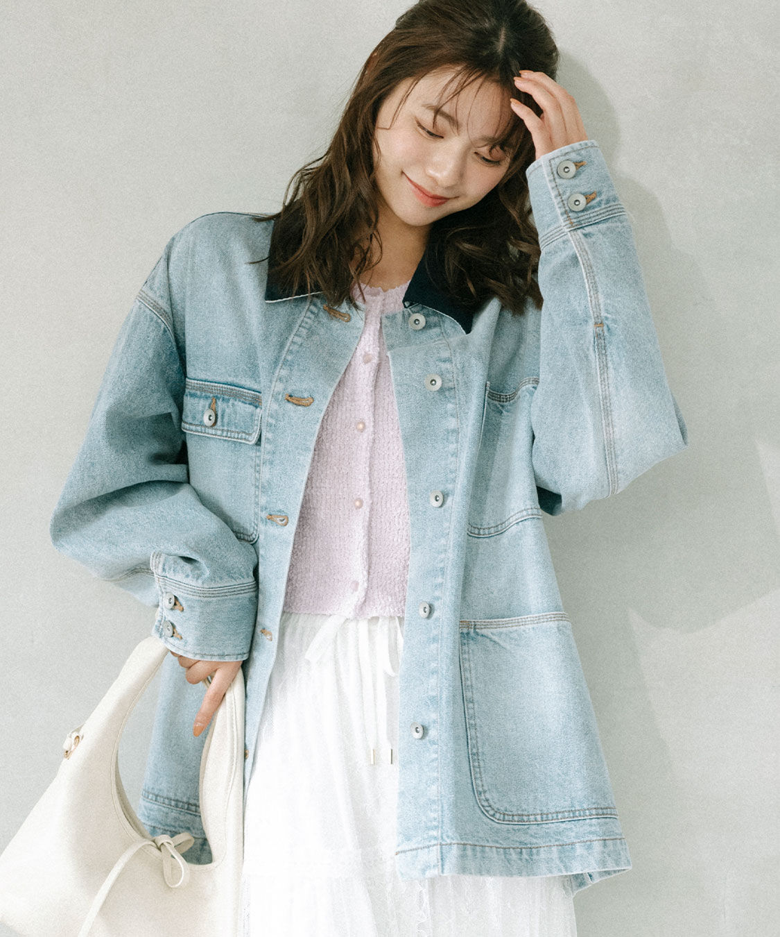 COCO DEAL「デニムカバーオール」|デニムジャケット|