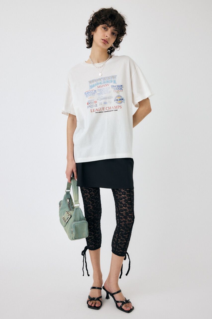 MOUSSY「MOUSSY LEAGUE CHAMPS 25 Tシャツ」|Tシャツ・カットソー|