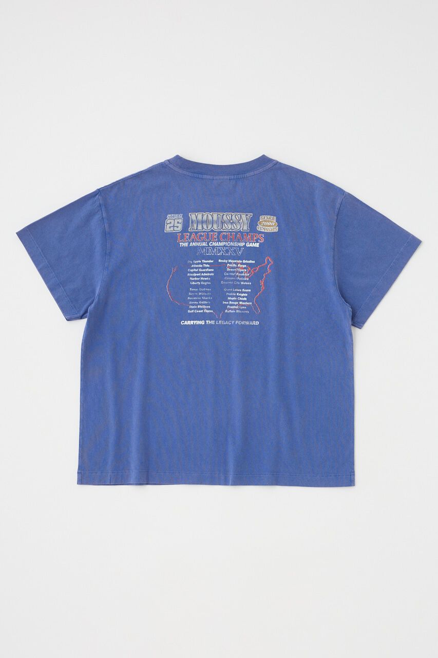 MOUSSY「MOUSSY LEAGUE CHAMPS 25 Tシャツ」|Tシャツ・カットソー|