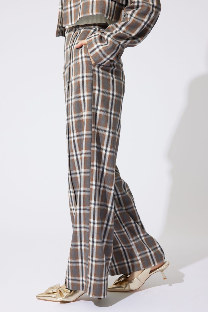 rienda「センターピンタックジャストウエストパンツ」|その他|