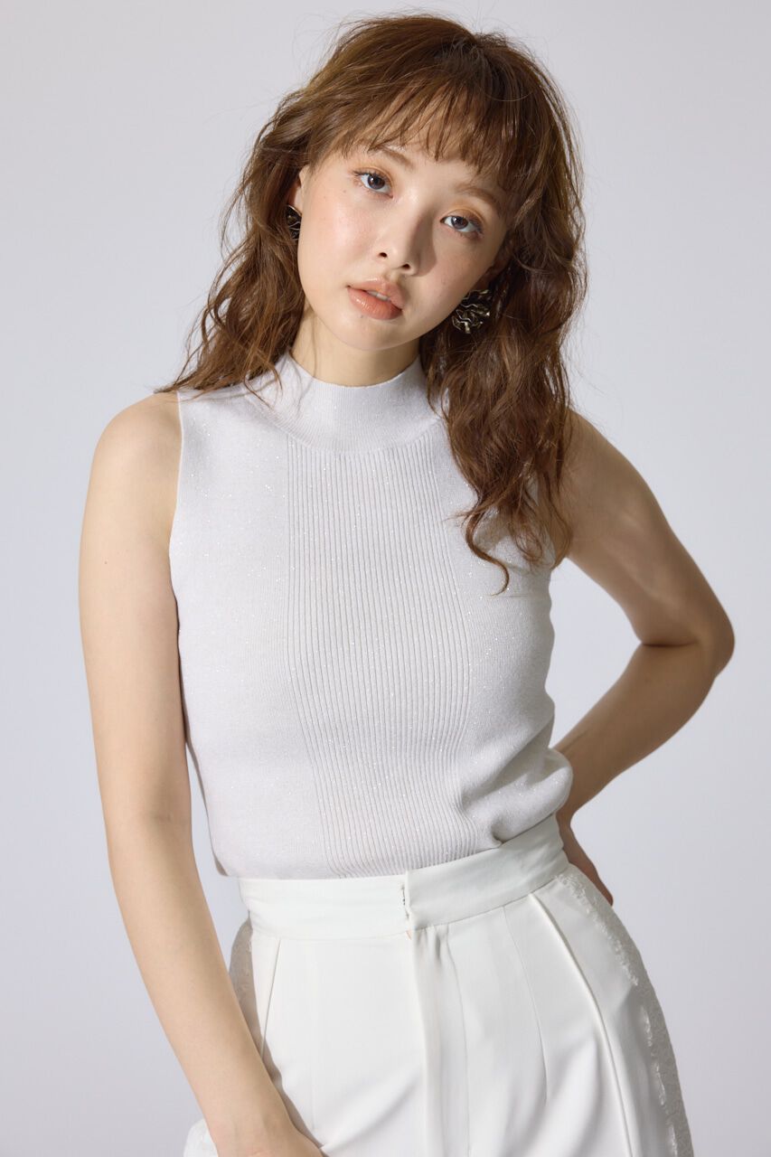 rienda「ウォッシャブルリブタンクトップ」|ニット・セーター|
