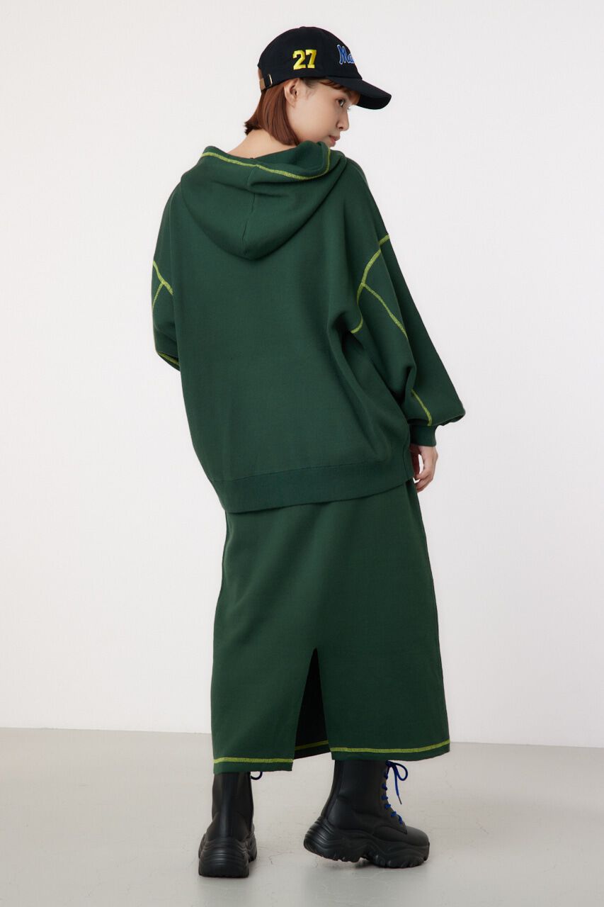 RODEO CROWNS「スウェットライクカラーステッチニットスカート」|その他|