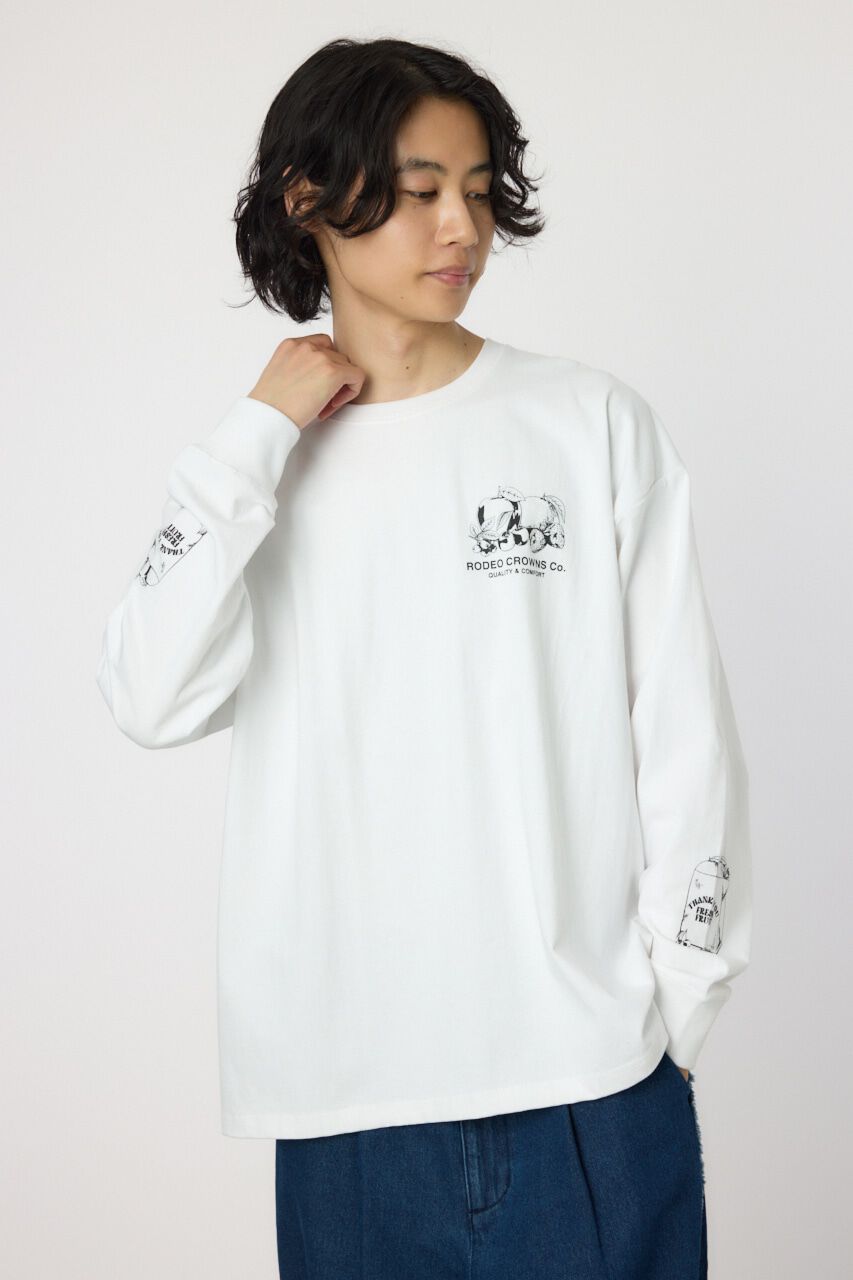 RODEO CROWNS「フルーツロゴロングスリーブTシャツ」|Tシャツ・カットソー|