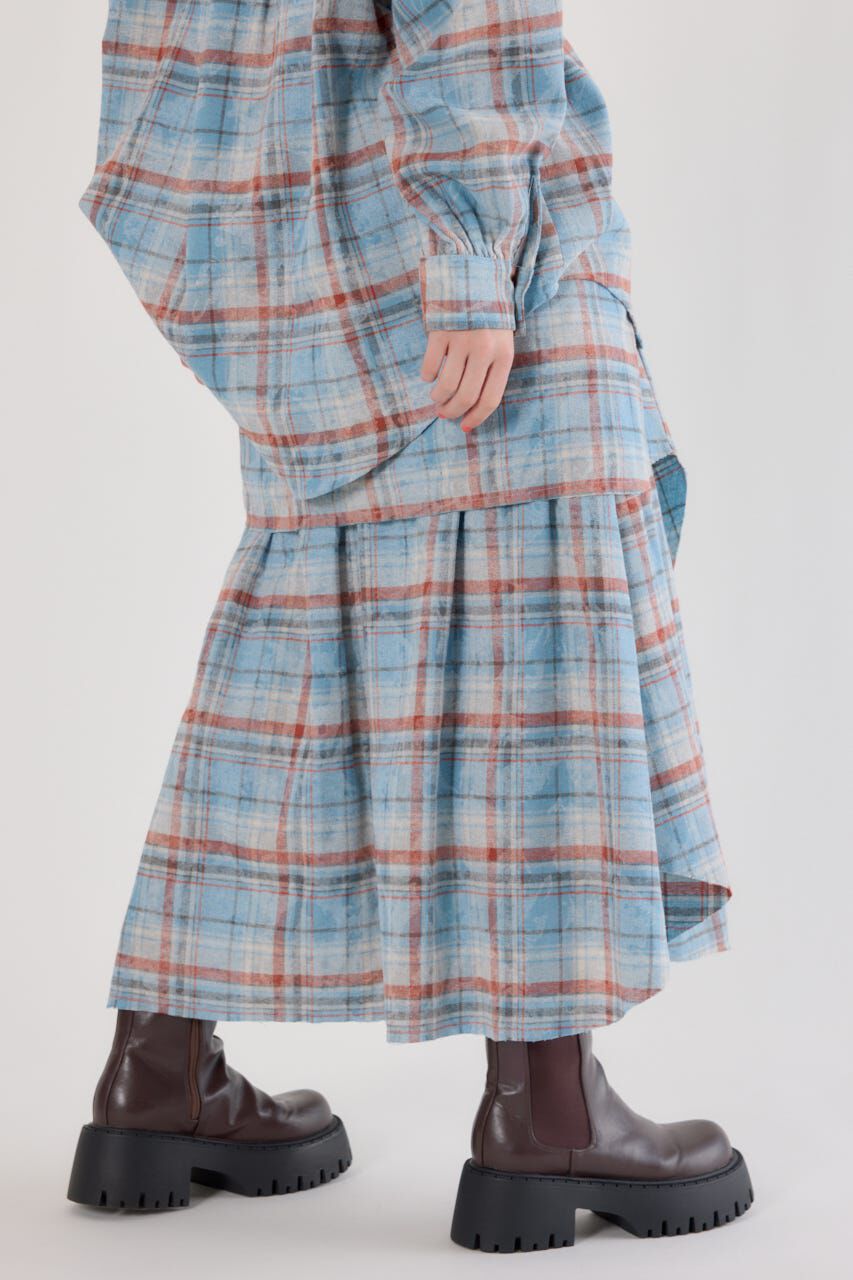 RODEO CROWNS「ヴィンテージチェックシャツスカート」|スカート|